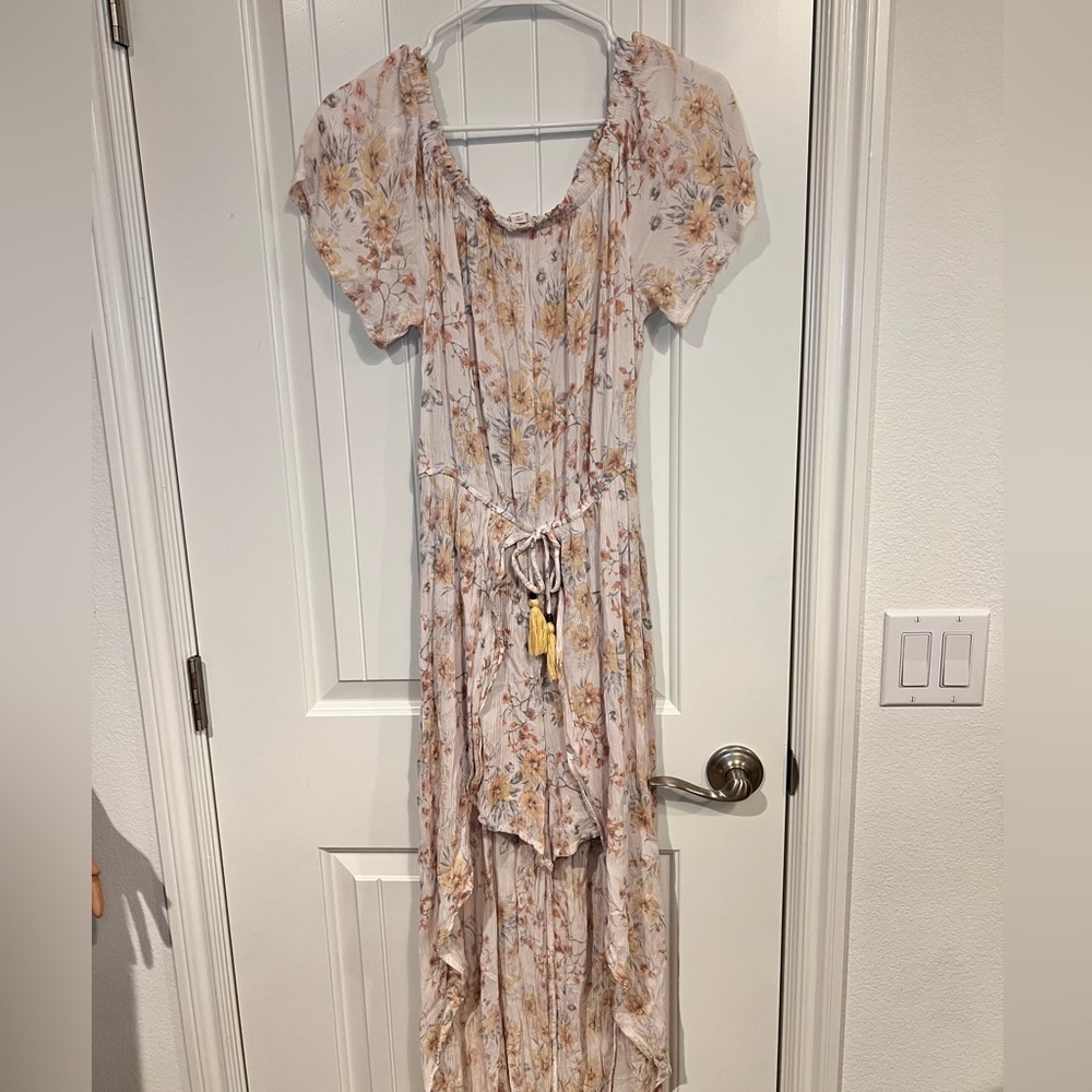 Xhilaration hi low romper dress